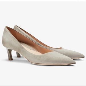 MM LaFleur Lillian Pumps Gray Suede 39 1/2